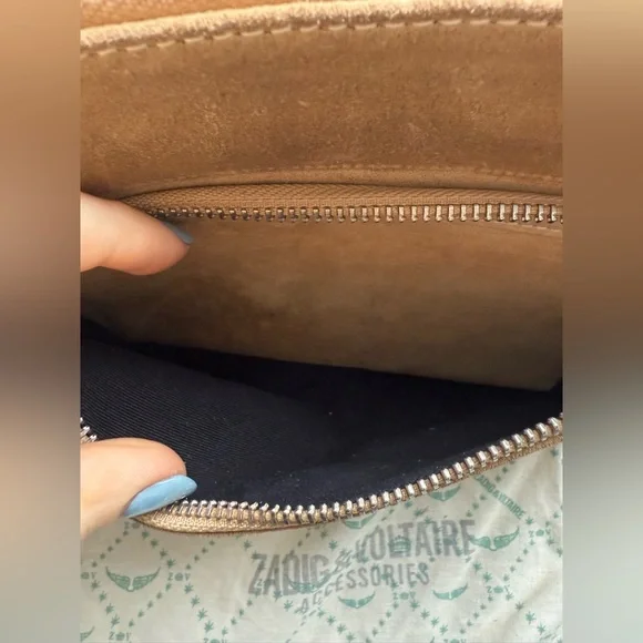 Zadig and Voltaire suede bag - Picture 3 of 4